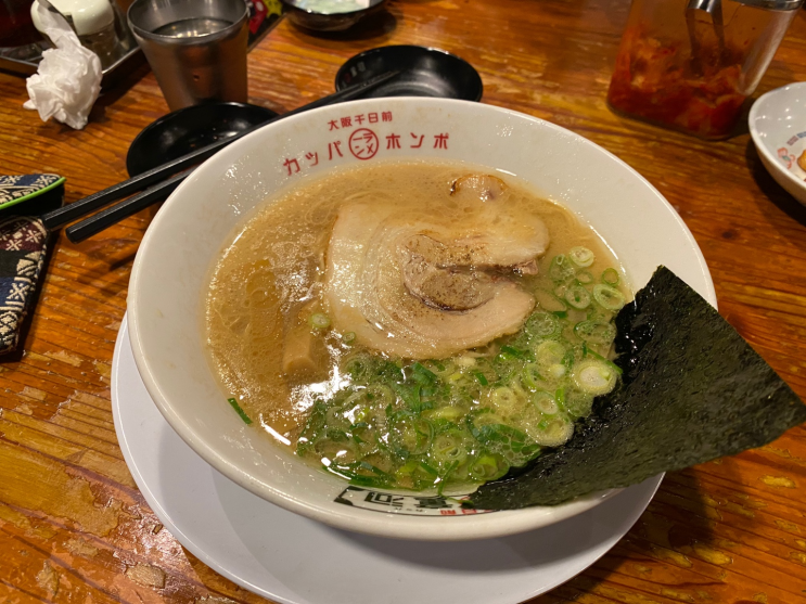 일본 오사카 라멘 맛집 &lt;河童ラーメン:KAPPA&gt;