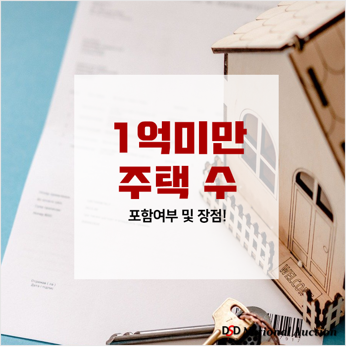 1억미만 주택수 포함 여부 및 장단점은? 1억미만 주택수 포함 여부 및 장단점은?