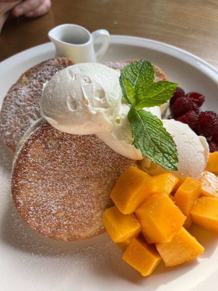  거제 카페 인생 수플레 팬케익 맛집, 풀카페
