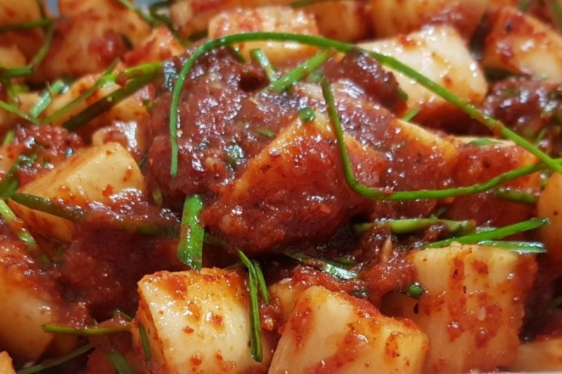깍두기 담그기 여름무 매운맛 없이 맛있어요