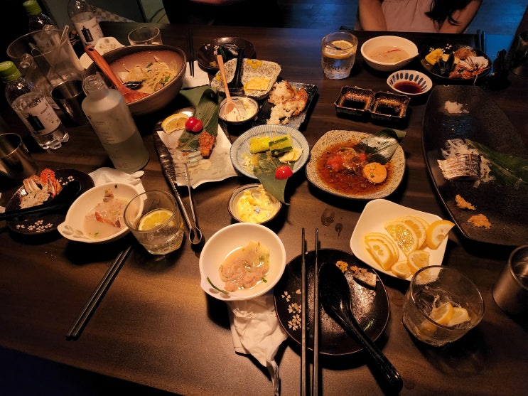  [리뷰] 고우 청담점 이자카야 모듬꼬치부터 타코까지 전부 다 맛집 l 브이로그 내돈내산