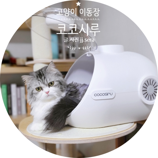 코코시루 고양이 이동가방 - 선풍기 조명 간식통까지 갖춘 만능 잠수함 푸푸 이동장 추천해요