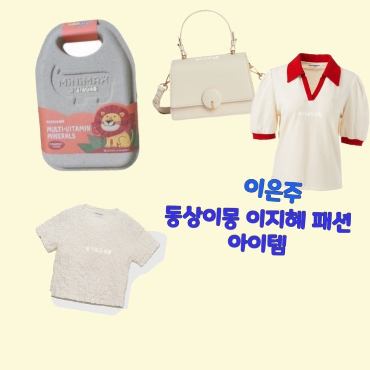  이지혜 이은주 동상이몽 젤리 비타민 카라 반팔 니트 가방 옷 패션 253회