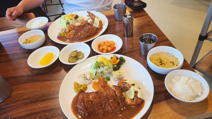 서귀포 동홍동맛집 온달수제돈가스 경양식스타일 돈가스