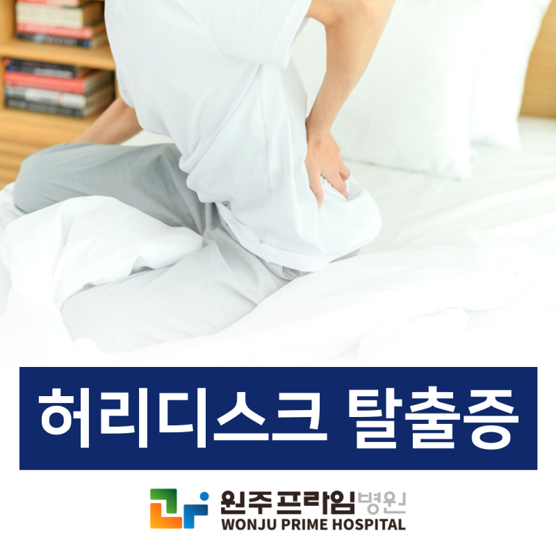 원주 허리디스크 탈출증 , 정형외과 원주프라임병원 척추센터 추천