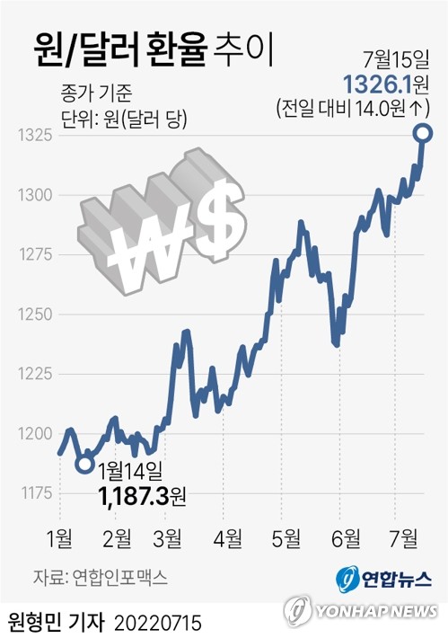 달러 초강세에 신흥국 위기감 고조…일부 국가 부도 우려