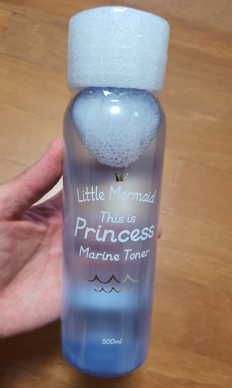 뷰티레시피 - 리틀머메이드 디스 이즈 프린세스 마린토너 500ml, 약간 밀키스 향이 나는 상큼한 토너!