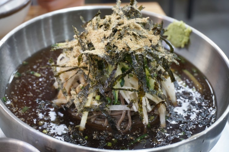  대구소바맛집 범어동맛집 면만드는사람들에서 냉메밀국수 먹어요