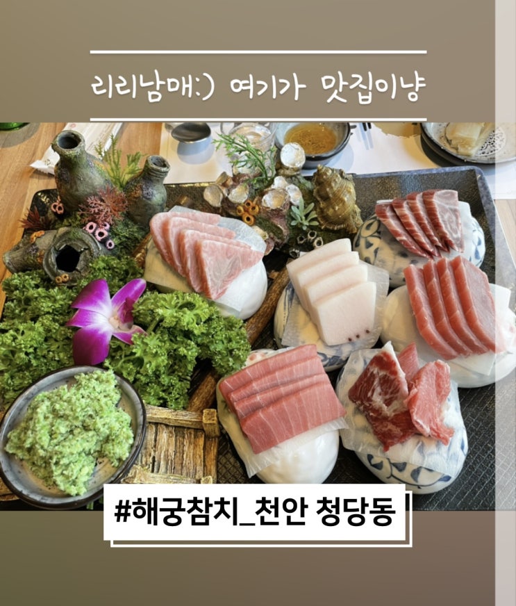  해궁참치 : 청당동맛집 추천