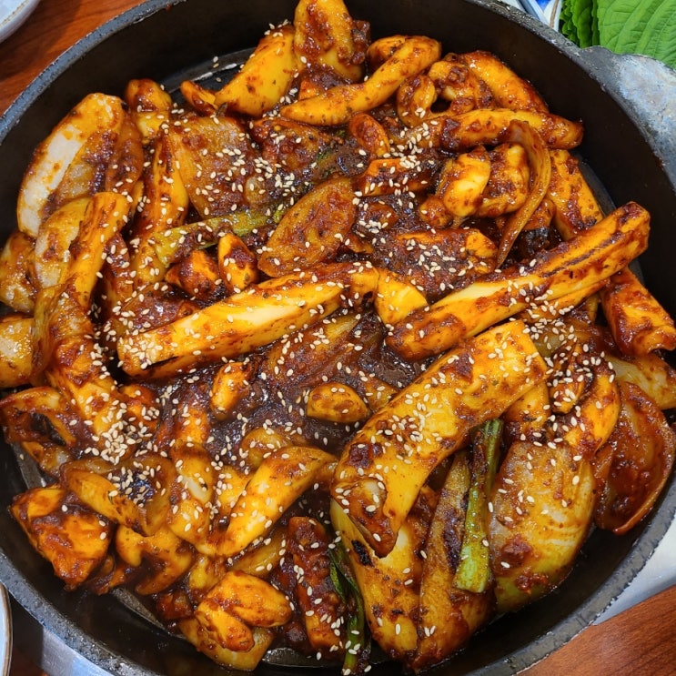 [사당역 맛집] 매콤한 갑오징어 맛집 - 조가네갑오징어 사당점