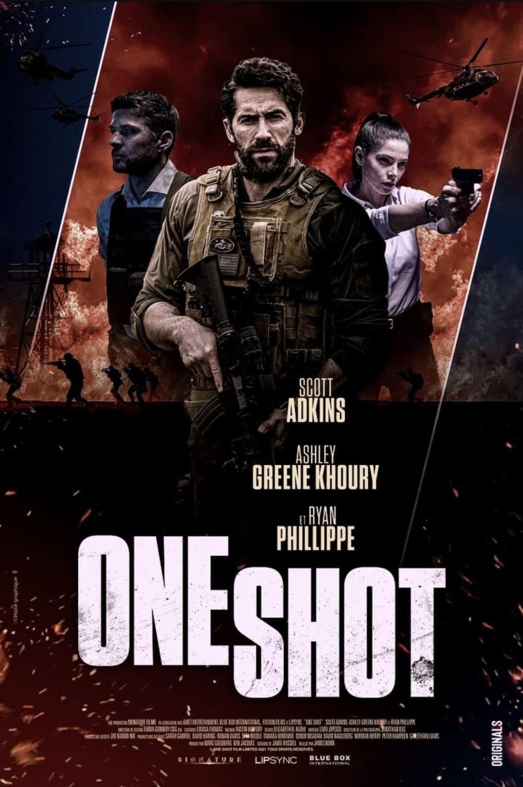 넷플릭스, 원테이크 촬영의 매력을 알게 해준 밀리터리 액션 영화, '원샷 (One shot)', 영국, 2021