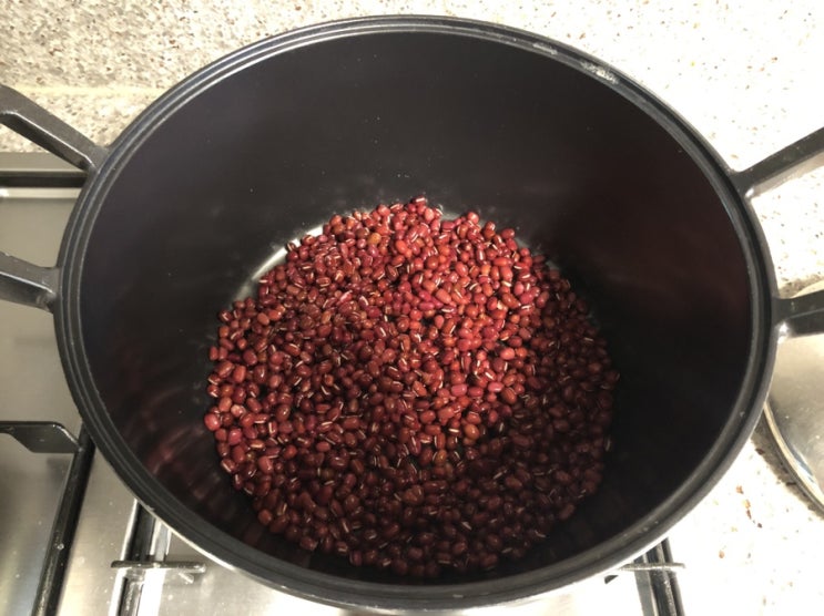  집에서 팥빙수용 통팥앙금 만들기 (희망편)