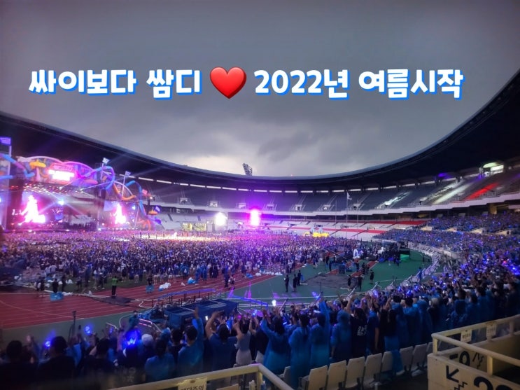  여름 시작! 2022년 싸이 콘서트 보다 쌈디 