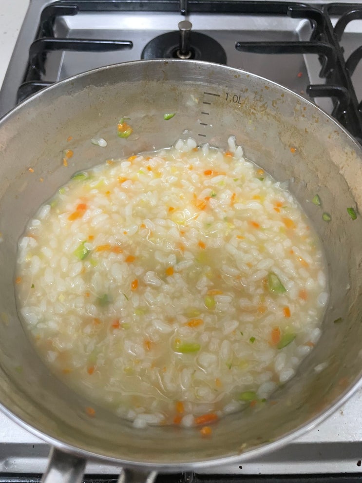 돌 아기 유아식, 재료도 간단하고 요리하기 너무 쉬운 야채죽 만들기
