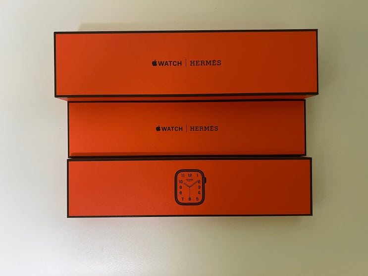 애플워치 Hermes 에르메스 41mm 골드 스위프트 가죽 싱글투어