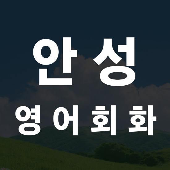  안성 초보 영어회화 왕초보 직장인 비즈니스 공도 일대일 영어회화 배우기