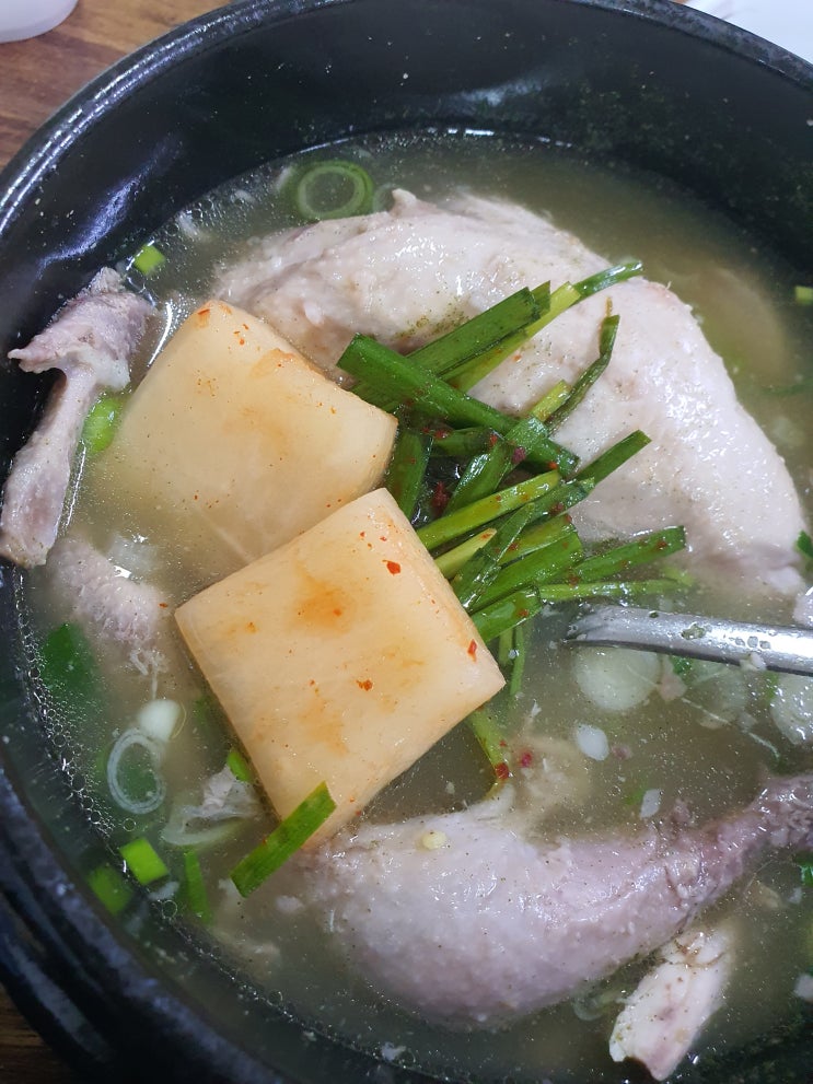  대구 동구 주차장 O 마니커 녹두 들깨 누룽지 삼계탕<대청봉> 찹쌀밥 맛집 몸보신 음식 추천 여름 보양식 먹을 때 주의할 점들