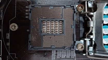 CPU(메인보드) 핀 휨 증상 셀프 수리기