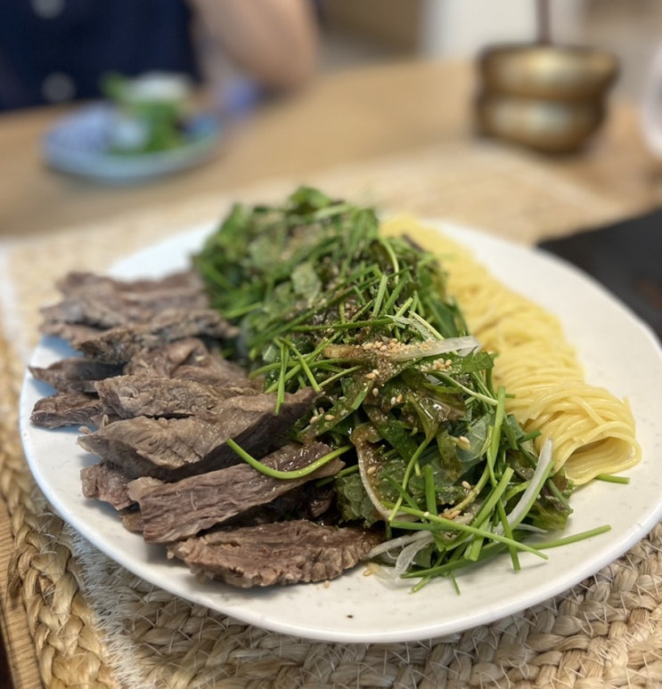  여의도 룸식당 한암동에서 미경산한우 | 전통주 페어링