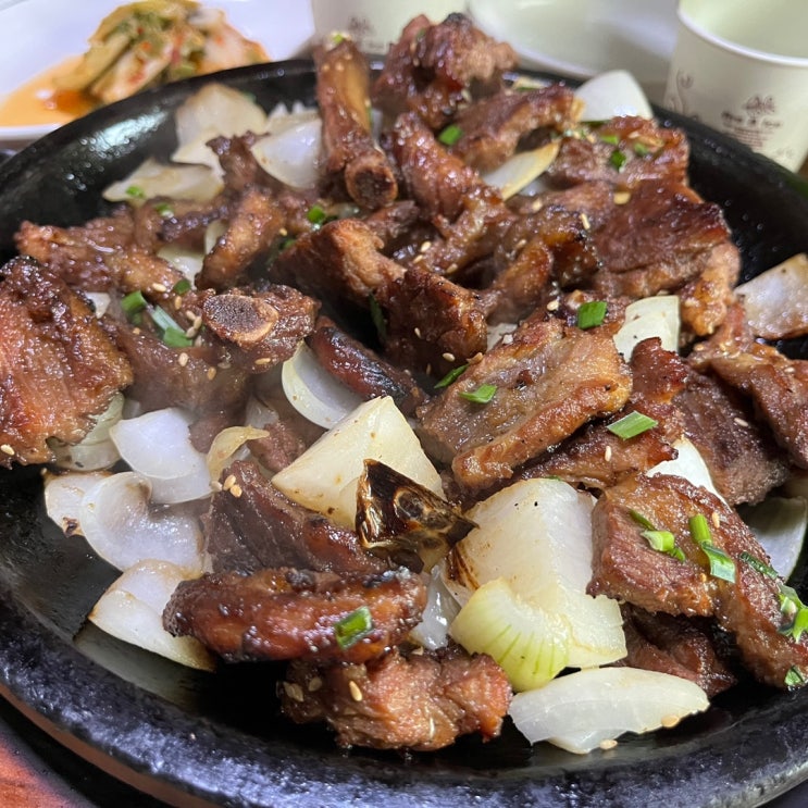  [파주 맛집] 파주 석갈비에서 석갈비 쌈밥정식 먹었어요.