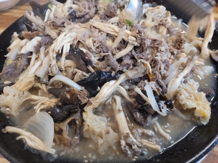  대구 동구 동촌유원지 버섯전골맛집 "산들마을"
