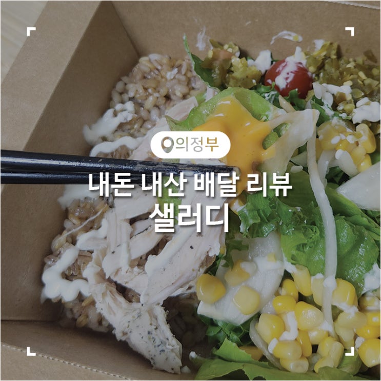 의정부 시내 샐러드 배달 맛집 할라피뇨 치킨 웜볼 샐러디