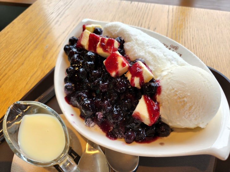  주말즐기기~ 제천 화성춘 . 카페띠아모 눈꽃블루베리치즈빙수!