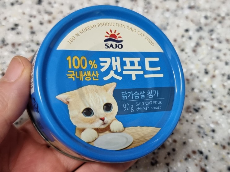 내돈내산 : 사조 캣푸드 로하이 90g 혼합, 고양이 간식 캔