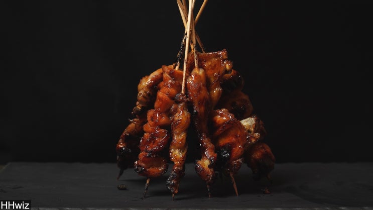  야키토리 스타일 데리야끼 소스 닭꼬치 만들기, 맥주 안주 야식 메뉴