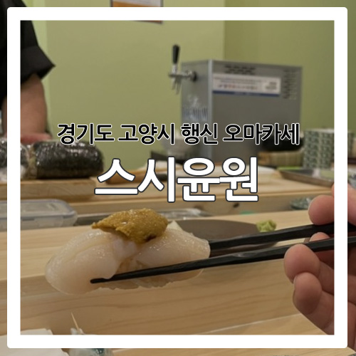  [행신 오마카세] 가성비 좋은 오마카세 '스시윤원'