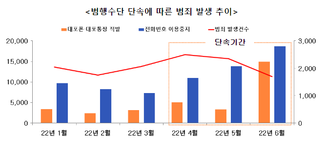 2022년 상반기 전화금융사기 발생·검거 현황 분석_경찰청 2022년 상반기 전화금융사기 발생·검거 현황 분석_경찰청