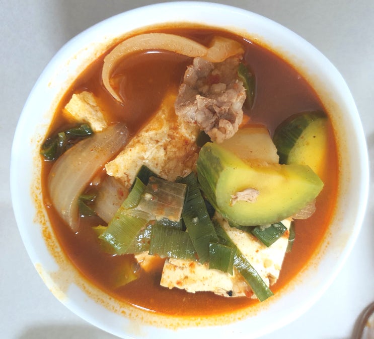  백종원 고추장찌개 감자 돼지고기 두부 만들기 방법 황금 레시피