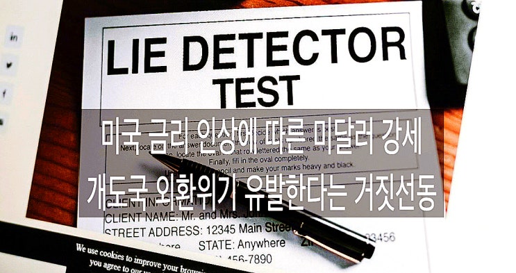  미국 금리 인상으로 개도국 외환위기 초래 주장은 거짓