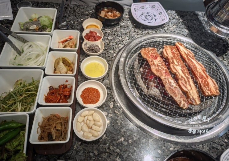  부천 심곡동 LA아리랑에서 갈비 먹고 왔어요