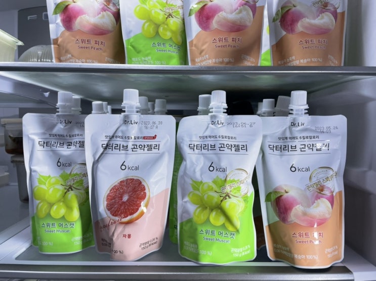  네고왕 X 바르닭  닭가슴살  닥터리브 곤약젤리 구입 후기