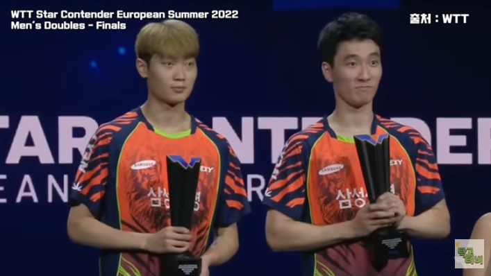  2022 WTT 스타 컨텐더 부다패스트 남자복식 우승