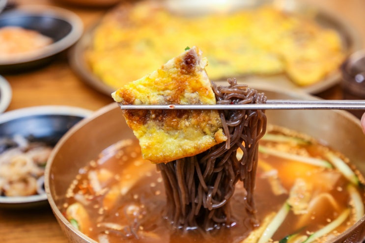  냉면에 육전이 올라가는 곳 포항 양덕 맛집 나연옥