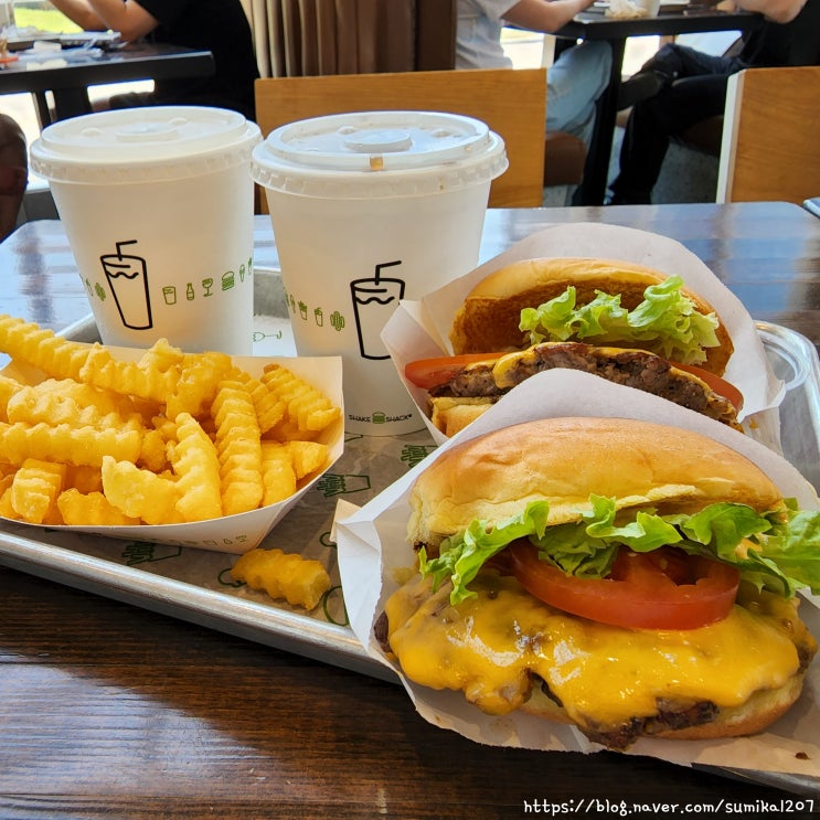 용산 아이파크몰 맛집, 쉑쉑(쉐이크쉑) 버거 재방문 예정