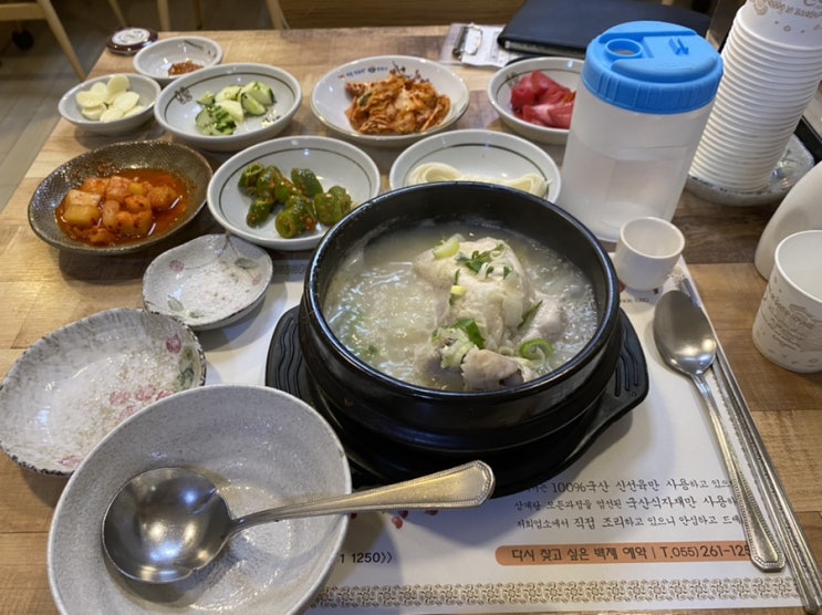  백제계삼탕 창원본점 초복맞이 창원 삼계탕 맛집