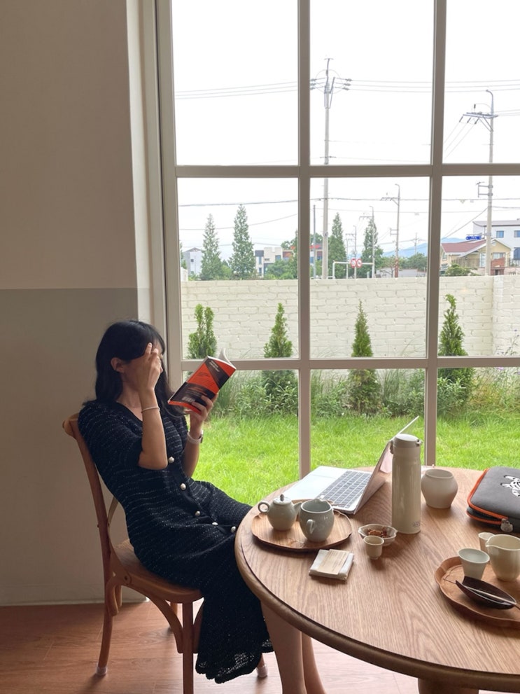  광양 나인마운틴 차분하 차 마시는 신상 카페 티하우스