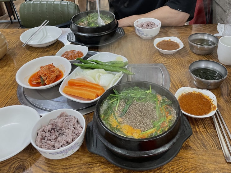  수원 영화동/북문 맛집 천지염소탕 부모님 복날 몸보신 메뉴로 추천