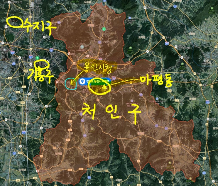  [용인 도로 2] 처인구 천리와 동탄역, 국지도 84호선(중리~천리)