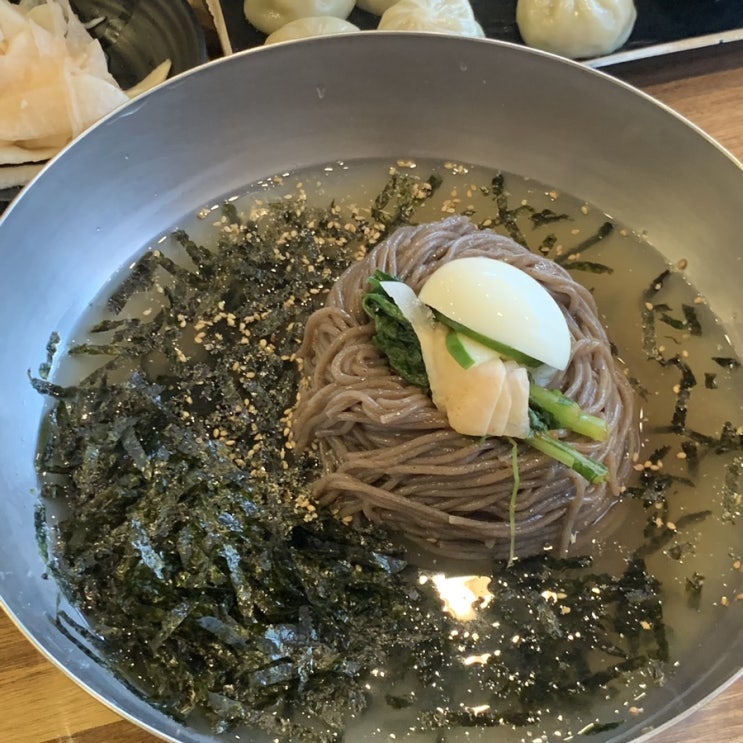  강남구청역 논현 점심메뉴 추천:: 봉편본가메밀촌 막국수 후기