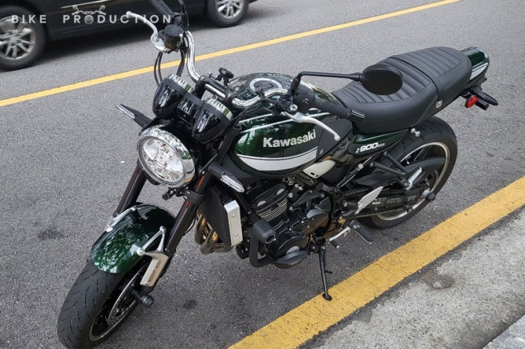  수원-부산 오토바이 탁송 완료! 가와사키 Z900RS 중고 유압 리프트 화물 운송
