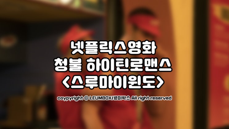  넷플릭스 청불하이틴로맨스영화 스루 마이 윈도