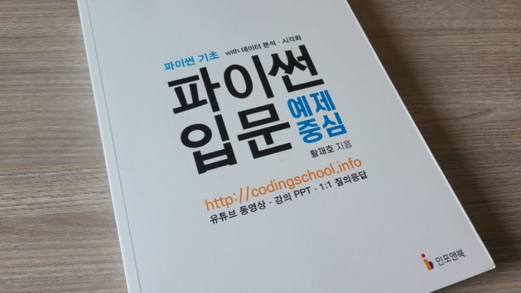  파이썬책추천 파이썬 입문