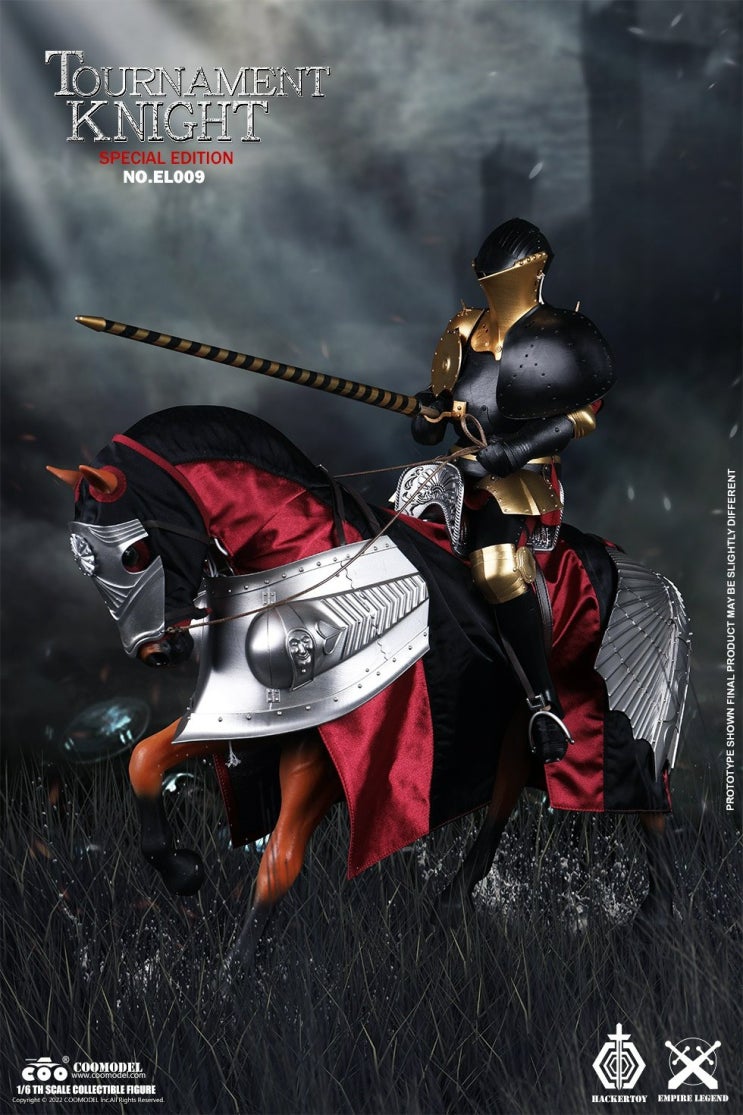 [출시 소식] 『COOMODEL』 1/6 Empire Legend - Tournament Knight Armored War Horse 토너먼트 나이트 전용 군마 2종