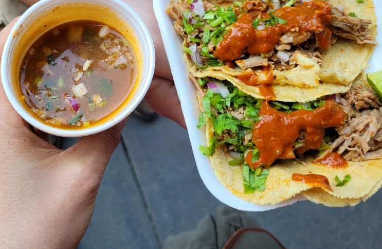 멕시코 여행 도중 먹은 음식들 (멕시코 식당 물가)
