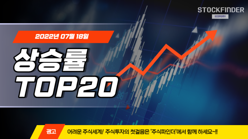 7월 18일 주식시세 시황분석(상한가 및 하한가 재료분석)