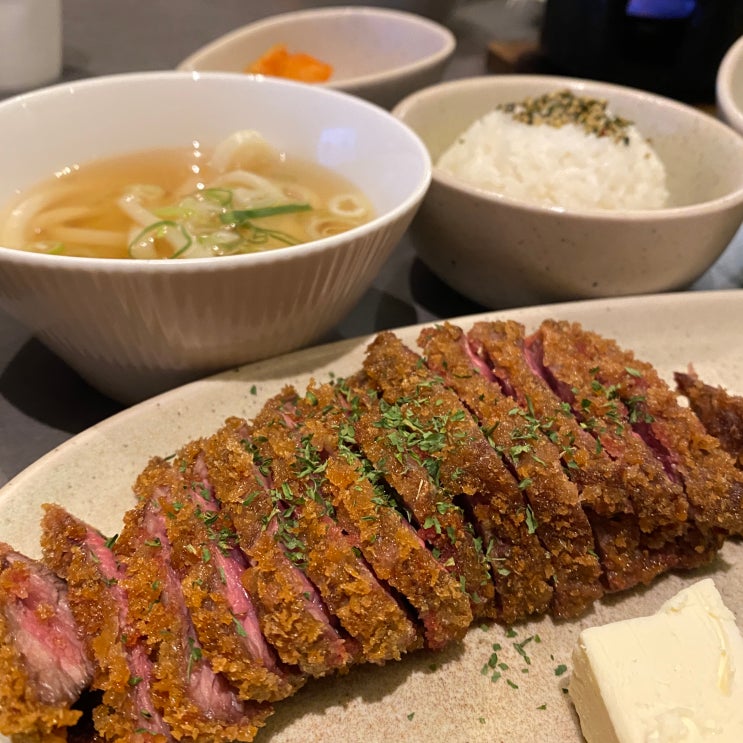  서면 전포 소연옥의 정갈한 규카츠 한 상